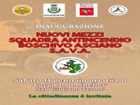 Antincendio: inaugurazione nuovi mezzi SAVA