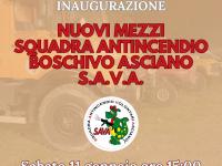 Antincendio: inaugurazione nuovi mezzi SAVA