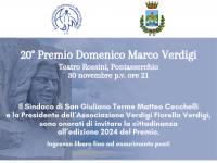 La XX edizione del Premio Verdigi