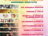 Cinema sotto le stelle al Parterre: 10 serate gratuite dal 4/7