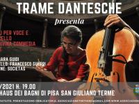 19 GIUGNO 2021 / "Trame Dantesche" a San Giuliano Terme: si parte con Chiara Guidi alla kaffeehaus delle terme