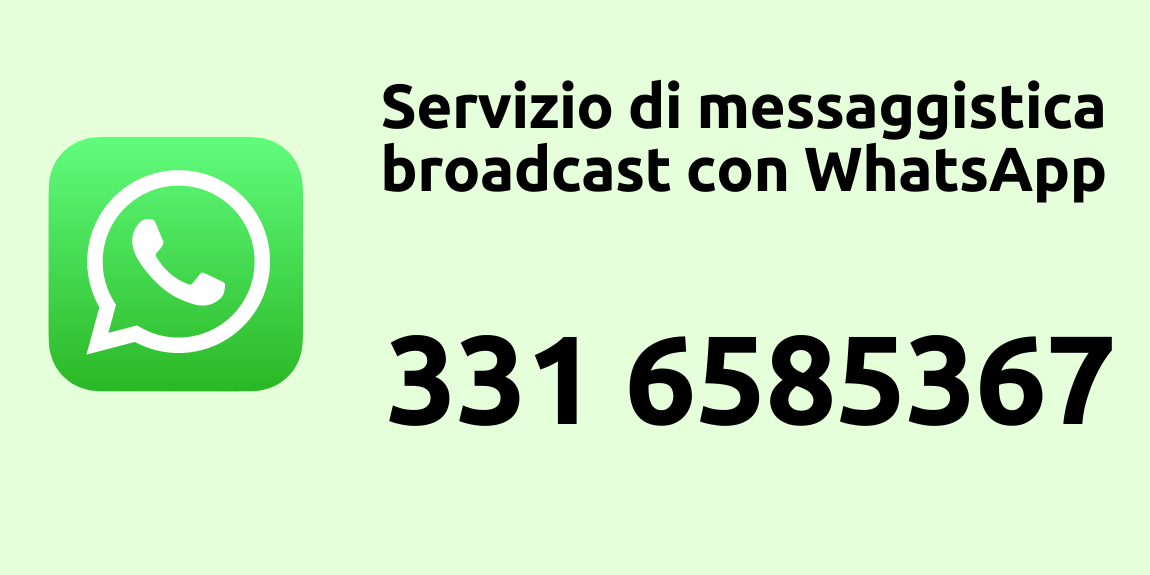 Servizio di messaggistica broadcast con WhatsApp